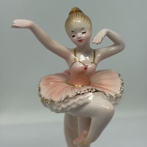 Vintage Mid Century Josef Originals Porcelain Ballerina Music Box